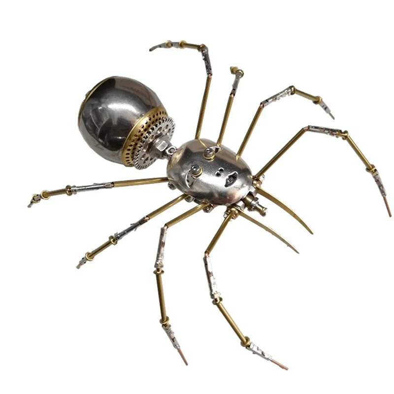 

T84C-DIY Mechanical Spider Metal Model Kit 3D Puzzles Mechanical Insects Assembly Handmade Metal Puzzles