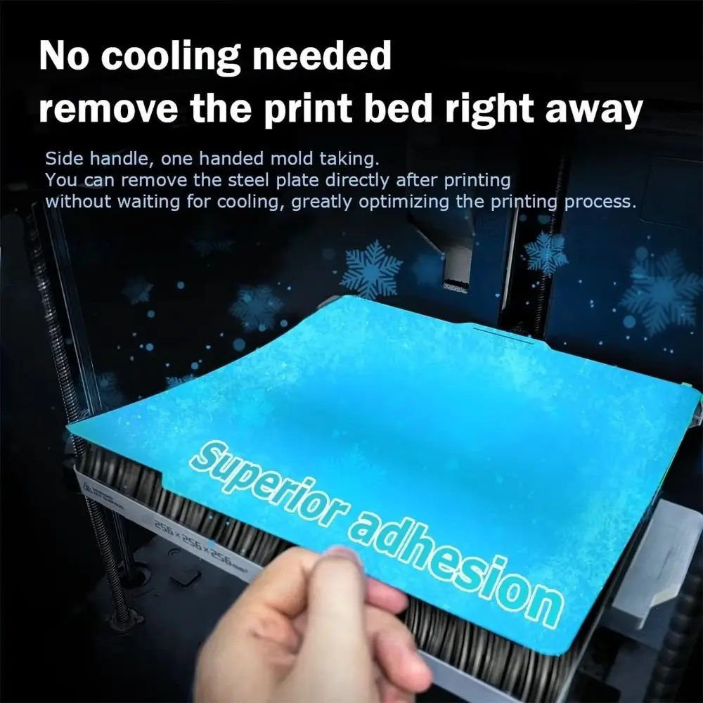 1PCS Double-Sided Cold Build Plate Glacier Build Plate for Bambu Lab X1C/X1E/P1P/P1S/A1/P2S/X2D Anycubic Kobra S1/S1C