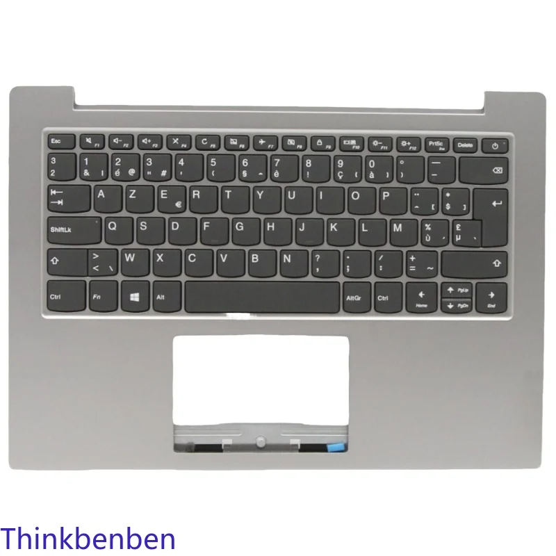 

BE Belgian Platinum Grey Keyboard Upper Case Palmrest Shell Cover For Lenovo Ideapad Slim 1 14 14AST 05 5CB0W43912