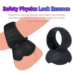 Delayed Ejaculation Cock Ring For Men Penis​ Sleeve Scrotum Bondage Ball Stretcher Adult Supplies Penis Ring BDSM Penis Extender