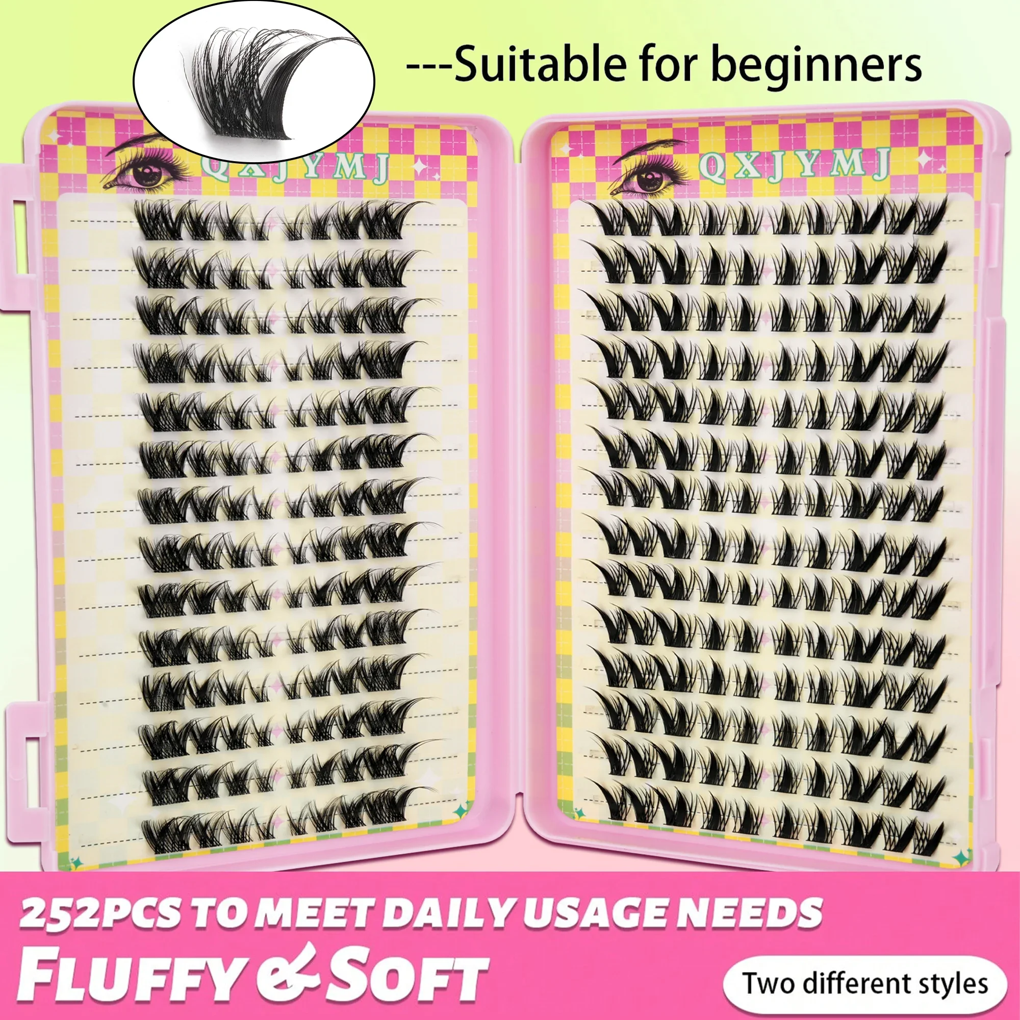 28 صفًا من رموش المينك الصناعي - مراجعة Eyelash Extension For Beginners وسعره