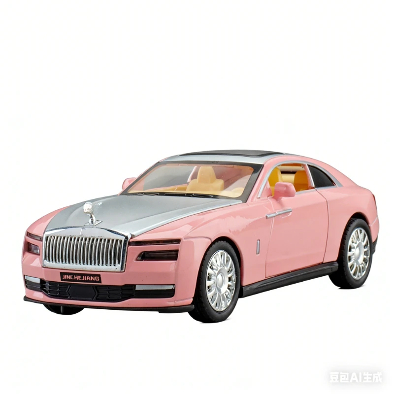 

1:32 Mansory Wraith Toy Model Cars Alloy Diecast Spectre Vehicles Sound Light Doors Opened Pull Back Boys Gifts