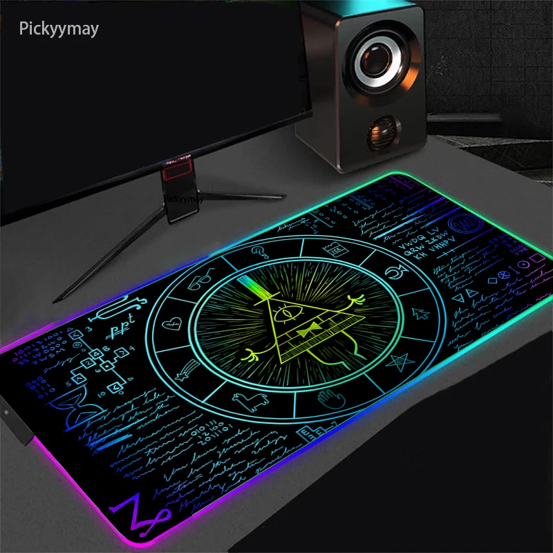 

RGB Mouse Pad Mousepad Gaming Office Accessories 90x40 Led Computer Mouse Mat Desk Play Mats Carpet PC Gamer 80x30 Backlight