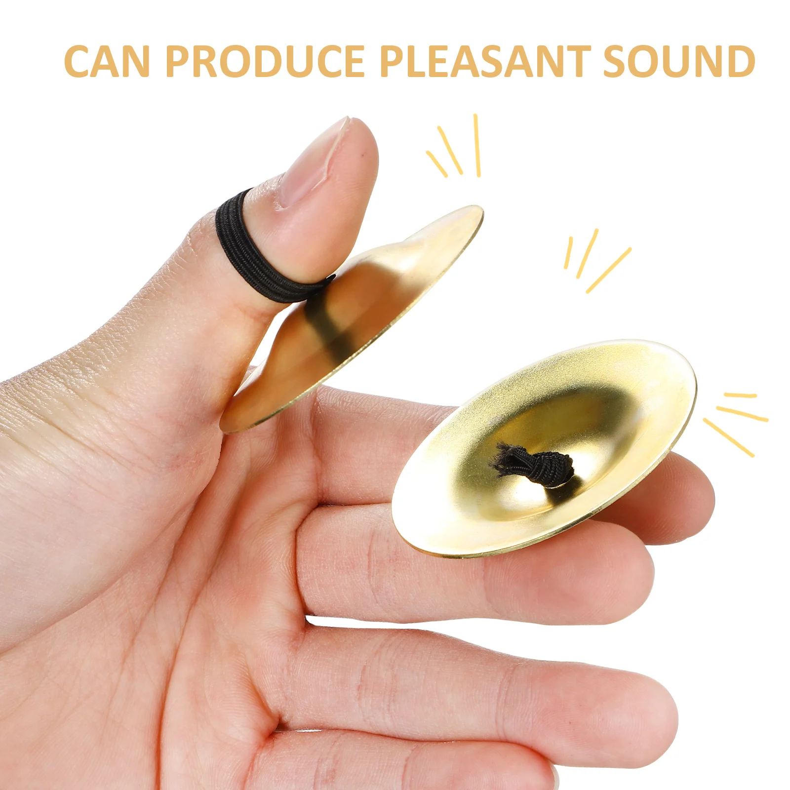 

Brass Finger Cymbals Belly Dance Percussion Durable Musical Instruments Portable Mini Copper Zills Small Percussion