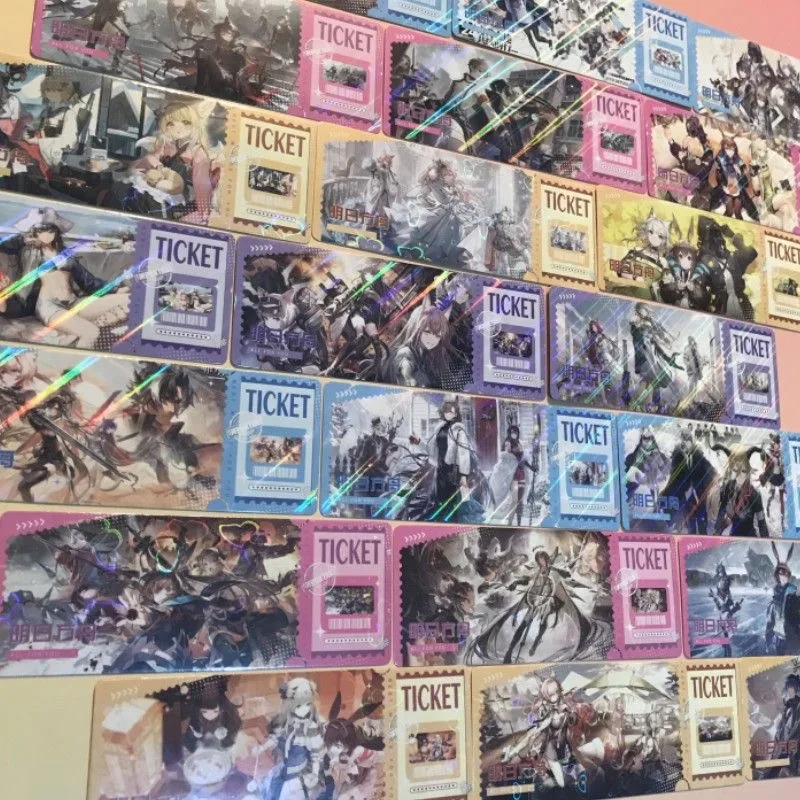 Длинная открытка Tomorrow's Ark, лазерная закладка для билетов, аниме, периферийные устройства, высокое разрешение, самопечатная открытка ЛОМО