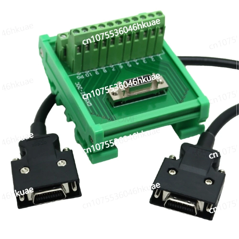 Universal SCSI 20 CN Type Breakout Board Terminal Block Interface with SCSI20 20P Cable