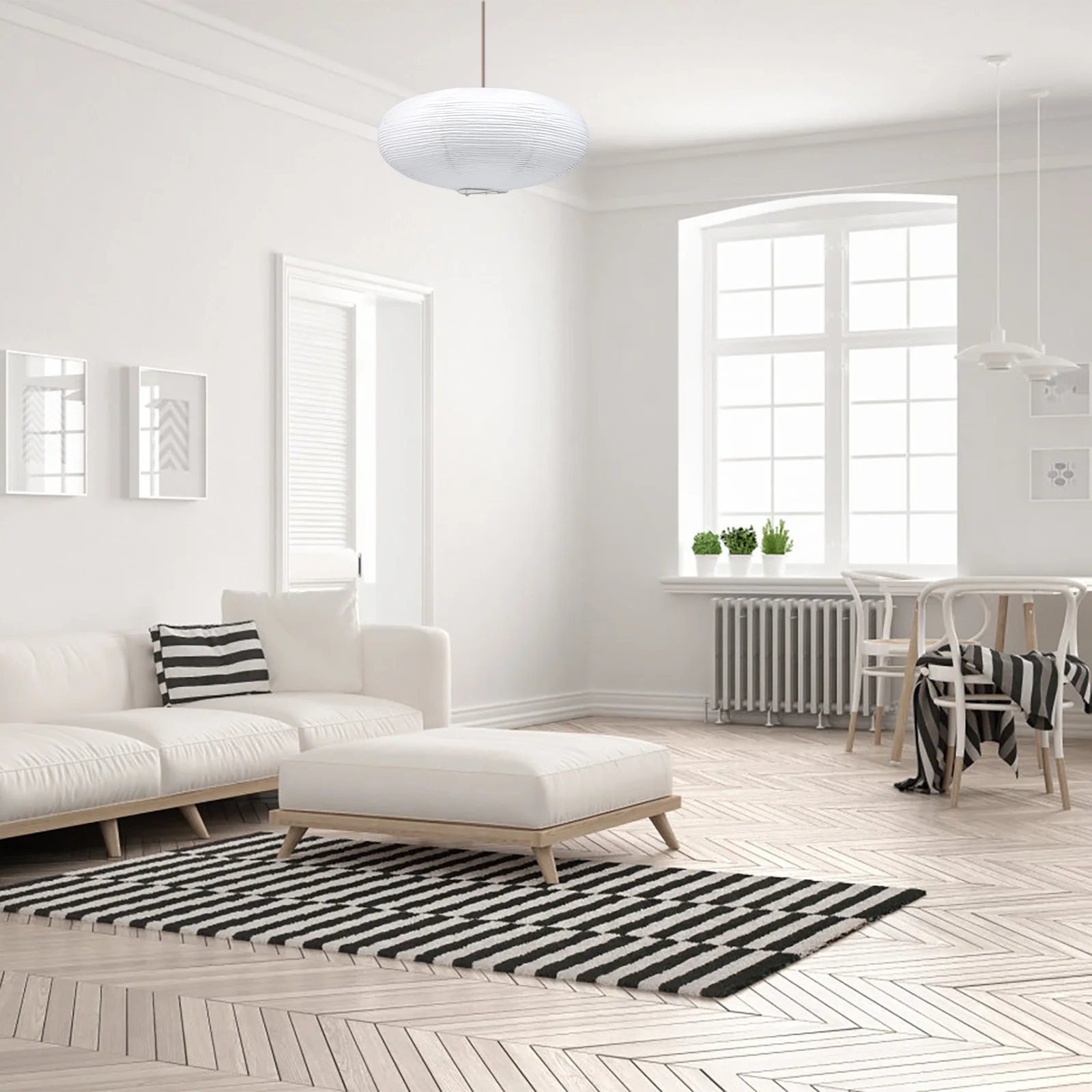 

Boho Lamp Shade Paper Pendant Light Shade Simple Japanese style White paper LampShade Ceiling Lighting bedroom home hotel decor