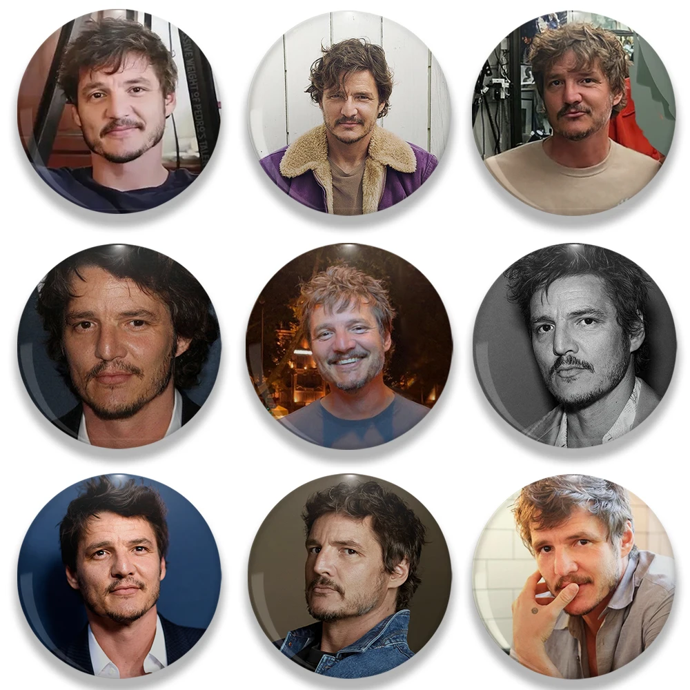 شعبية برنامج تلفزيوني الممثل شارات للمجوهرات اكسسوارات حقيبة ديكور بيدرو باسكال صفيح التلبيب زر بروش دبابيس المشجعين الأصدقاء الهدايا