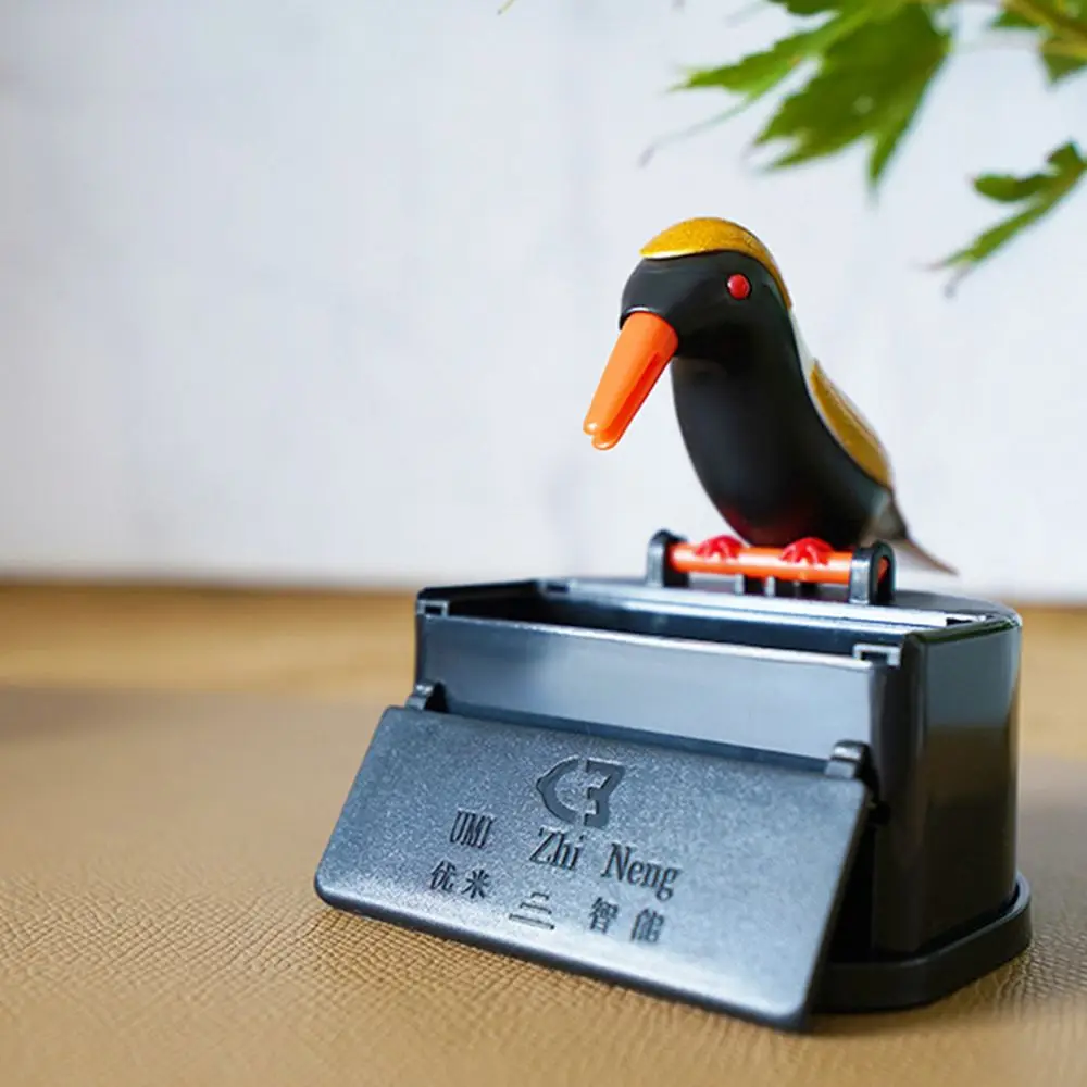 Home Decoration Automatic Plastic Toothpick Dispenser Toothpick Holder Box Toothpicks Container Bird