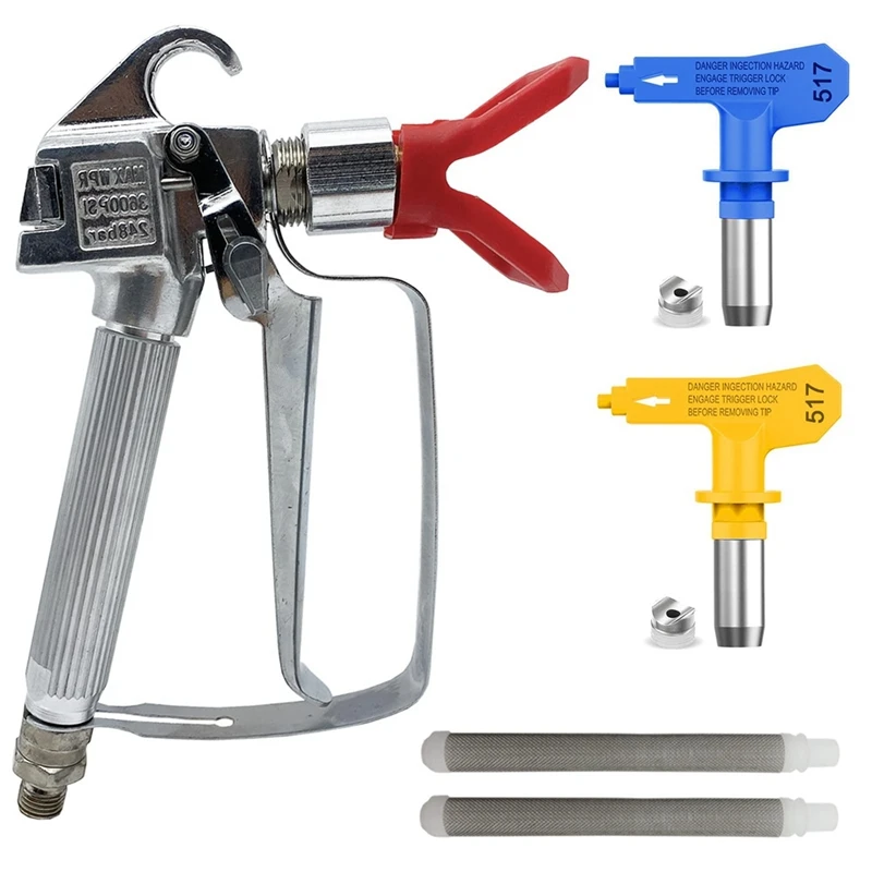 

3600 PSI Airless Paint Sprayer Machine With Nozzle Seat Nozzle Guard And Filter For Airless Paint Sprayer Accessories