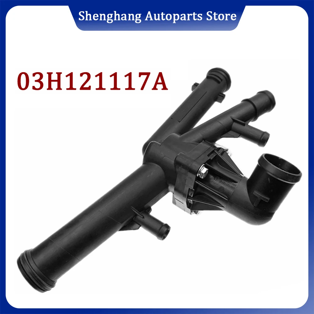 

03H121117A 03H121117B 03H121117C Engine Coolant Thermostat Assembly For Audi Q7 3.6 VW EOS Passat Phaeton Touareg V6 2005-2018