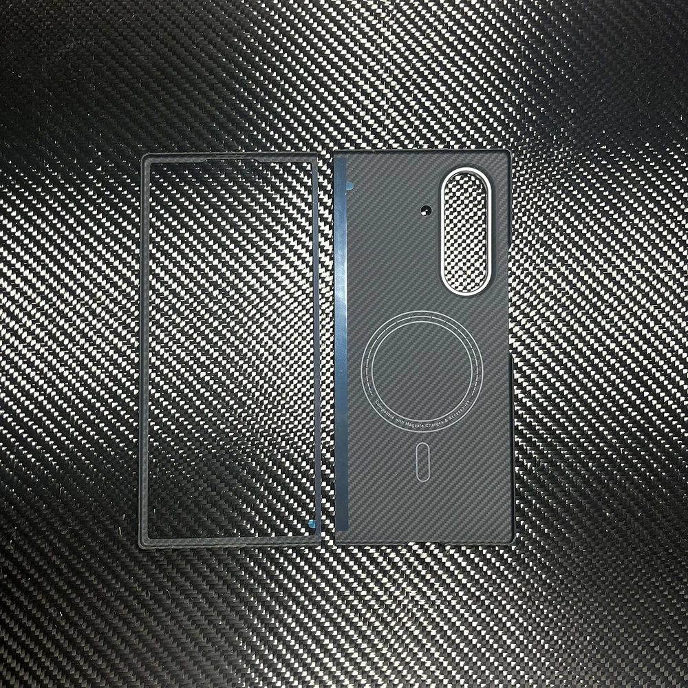 For Magsafe Magnetic case For Samsung Galaxy Z Fold 7 Carbon fiber cover Aramid fiber Magsafe cover for Galaxy Z Fold 7 case