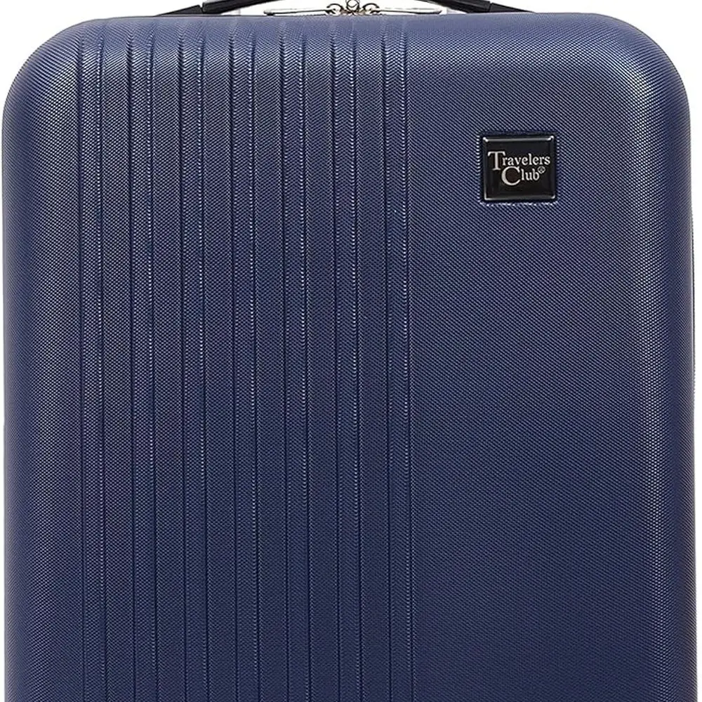 Cosmo Lage Travelers Club Luggage, 20 Navy Blue