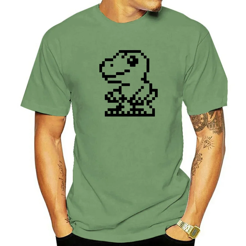 8-Bit Agumon T-Shirt. Digimon Great for any Video Game or Anime Fan