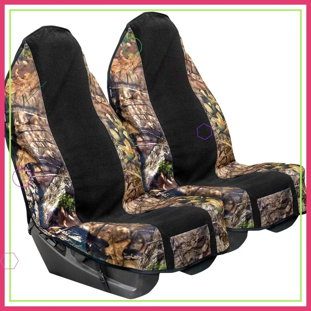 

Universal Camo Car Seat Cover Towel Protector for Gym, Dogs, Kids - Non-Slip Fit for Cars SUVs Trucks