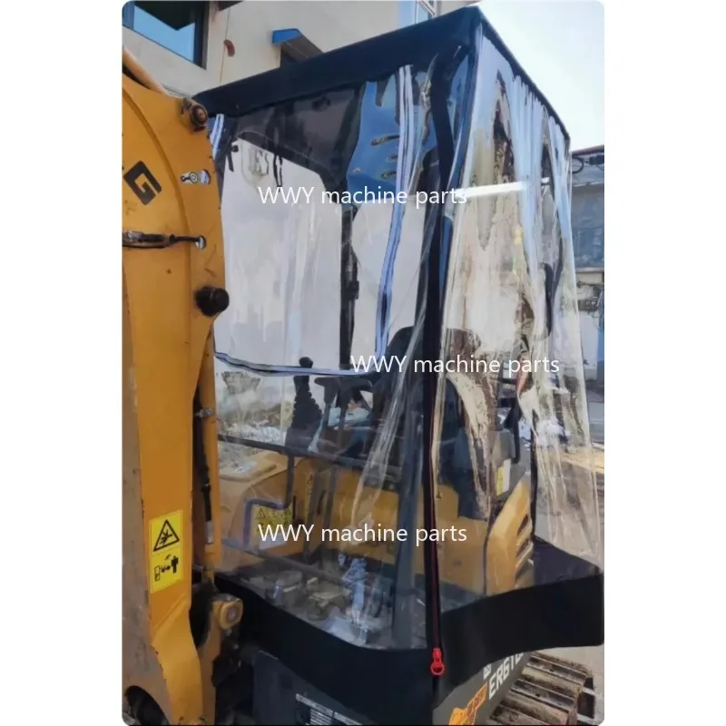 

Suitable for 17 27 Mini Excavator Car Cover, Warm Sunshade, Thick PVC Windproof Canopy