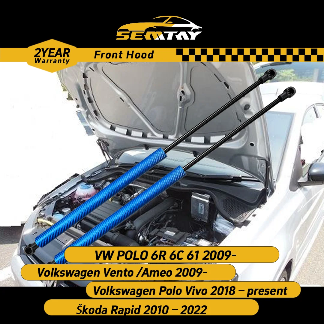 

Стойки капота SEMTAY, совместимые с VW POLO 6R 6C 61 20/Volkswagen Vento/Ameo2009-подъемник капота, пружинный амортизатор