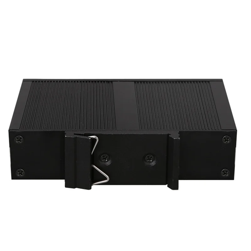 

5 Port 100Mbps Network Switch Ethernet Industrial Grade Switch Unmanaged Rail Type Industrial Network Splitter EU Plug-AAAE