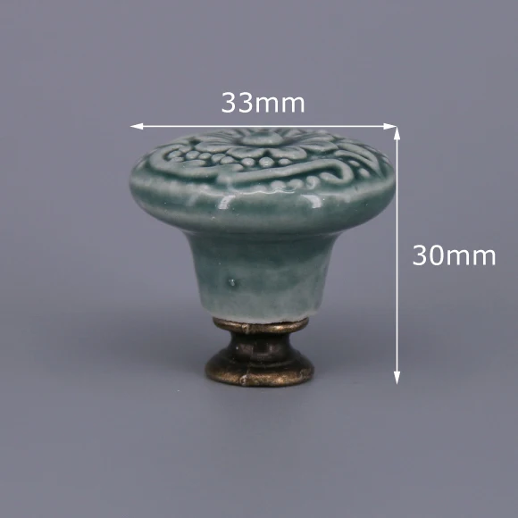 1x Ceramic Knobs for Drawer Dressers, Kitchen Cabinet Knobs Ceramic Knobs and Pulls, Decorative Pull Handles