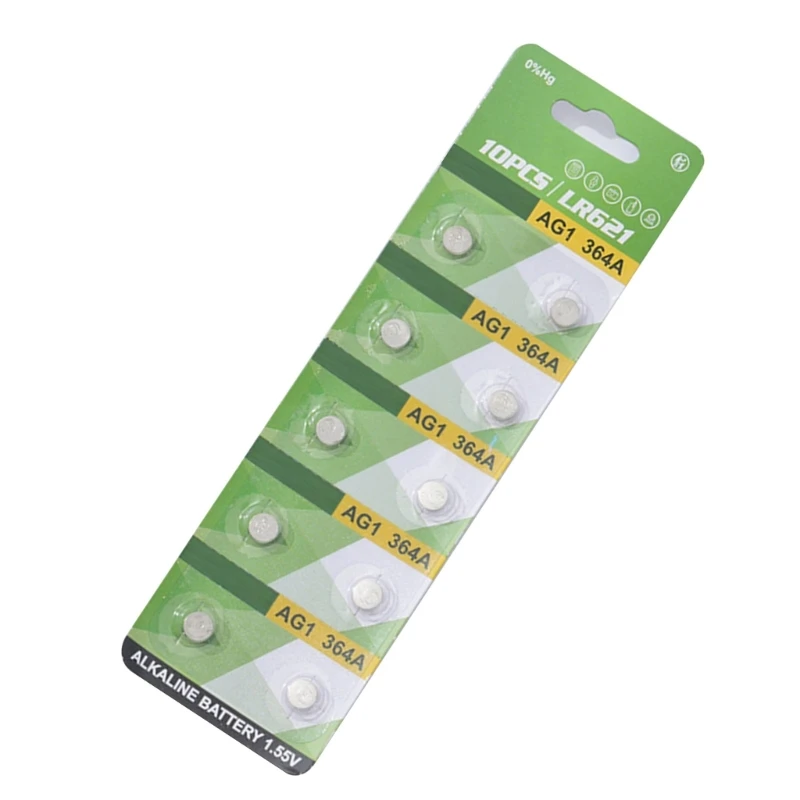Multipacks of 10pcs LR1130 LR41 LR44 Watch Battery Alkaline Button Batteries Button Batteries for Toy & Timepiece Dropshipping