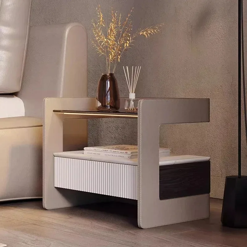 

Organizer Cute Bedside Table Classic Versatile Cozy Minimalist Modular Nightstand Simple Storage Criado Mudo Unique Furniture