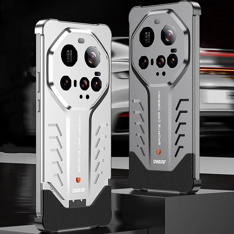 

Case For Xiaomi Mi 15 Ultra Elastic Buckle Heat Dissipation Aluminum Alloy Frameless Metal Cover For Xiaomi 15 Ultra 15Pro Mi15