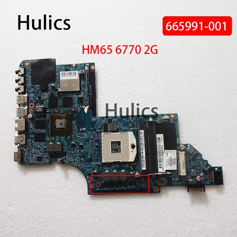 

Hulics используется для материнской платы ноутбука HP PAVILION DV7T-6B00 DV7-6000 665991 -001 665991 Основная плата -501 HM65 6770 2G