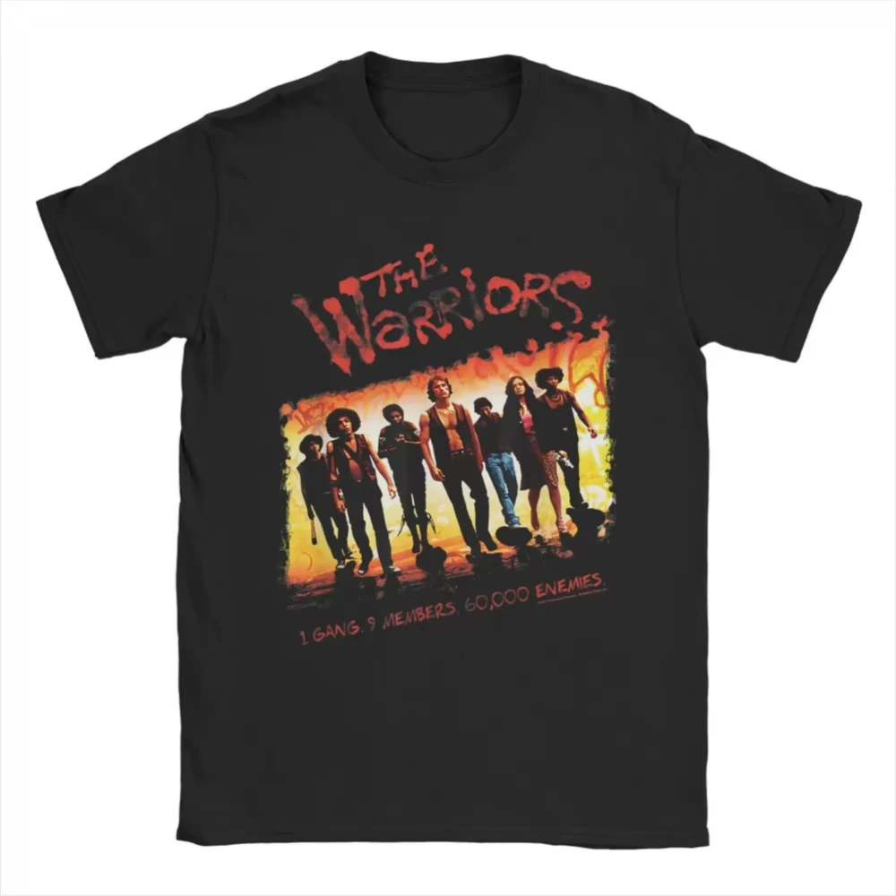 Men'S One Gang Warriors Movie T-Shirts Summer Short Sleeve Tops O-Neck Harajuku Casual Tees Clothing Short Sleeve Shirt Men