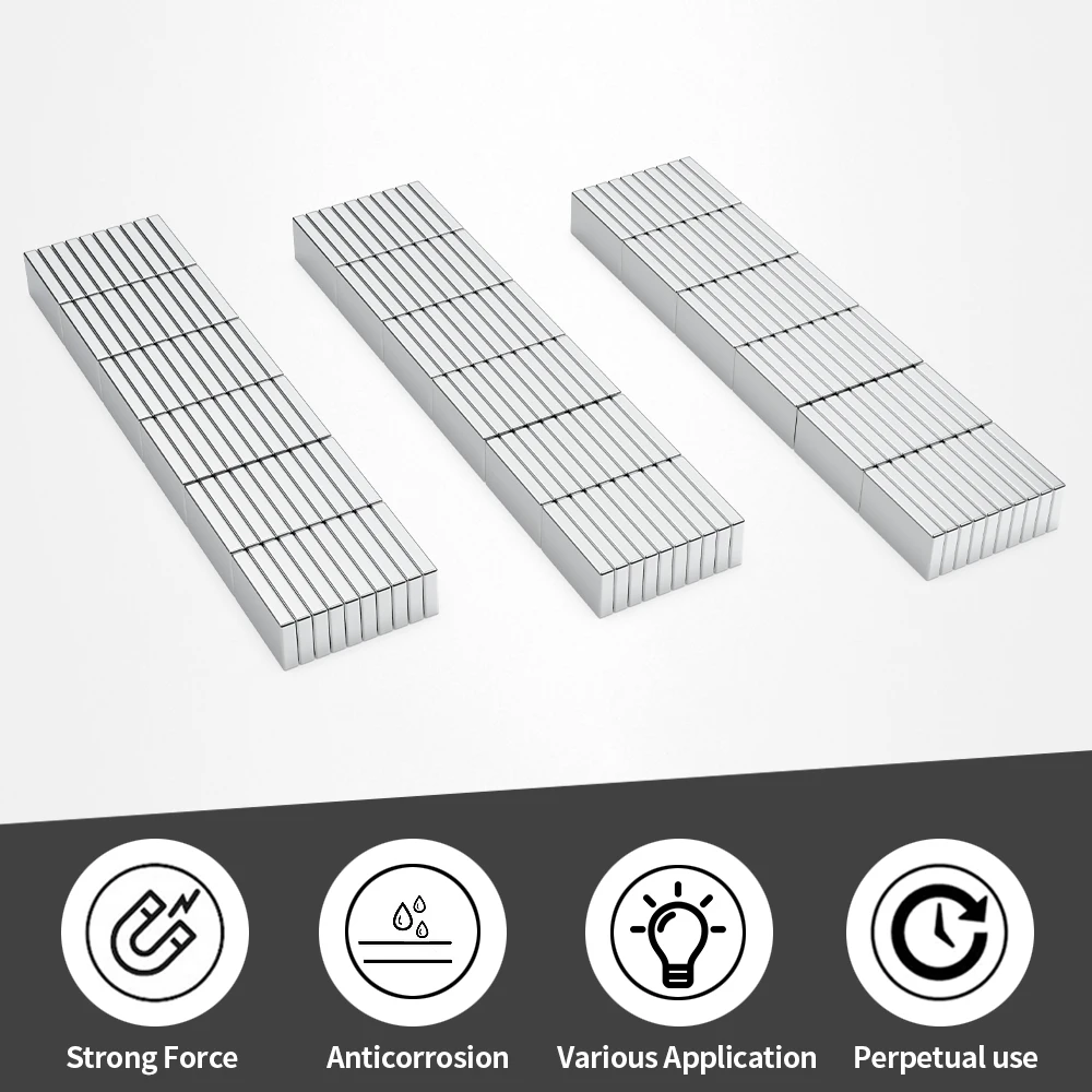 2~300pcs blok magnetem 20mm x 10mm x 3mm N35 ndfeb super sytý neodym magnety silná trvalý magnetický imanes 20x10x3