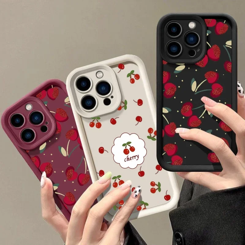 Red Cherry Soft Phone Case For Huawei Magic 6 7 8 PRO 7 Lite P30 P40 P50 Pro Mate 20 30 40 50 Pro Lite Play 60 Plus Casing - view 5