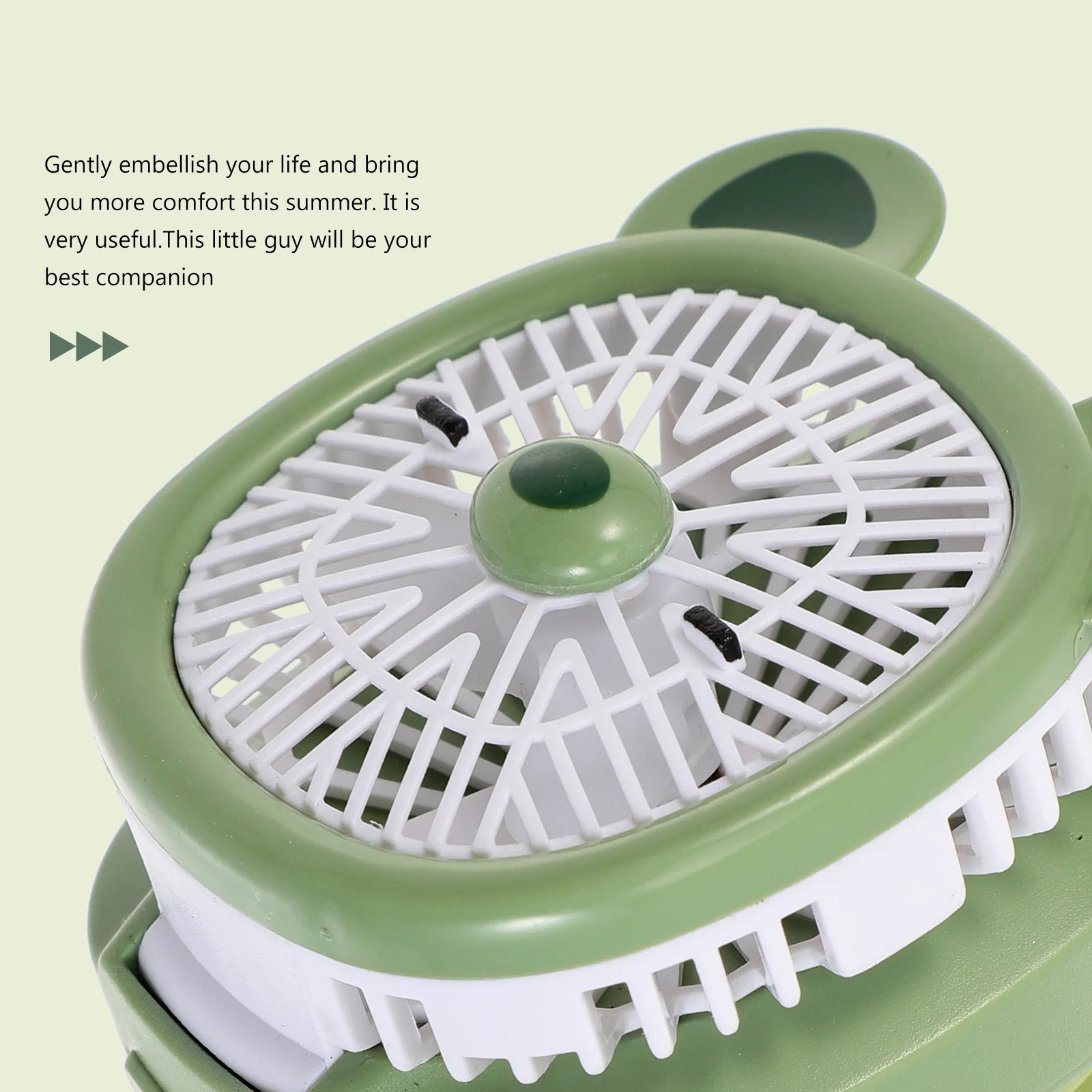 

USB Rechargeable Cartoon Watch Fan Portable Wrist Fan Durable Wear-Resistant Outdoor Summer Birthday Gift