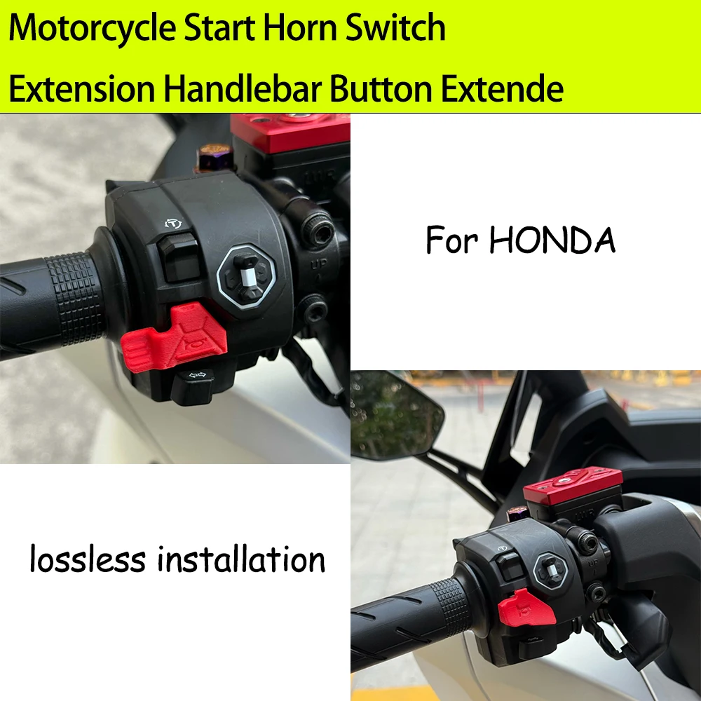 Image of Motorrad-Start-Horn-Schalter-Verlängerung Lenkerknopf-Verlängerung für HONDA ADV350/750 NSS750 PCX160 CBR400R 600R CB650 CM1100DCT