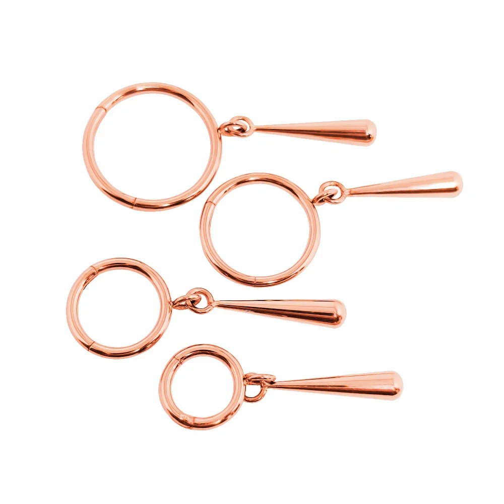 F136 Titanium Piercing Cartilage Nose Ring