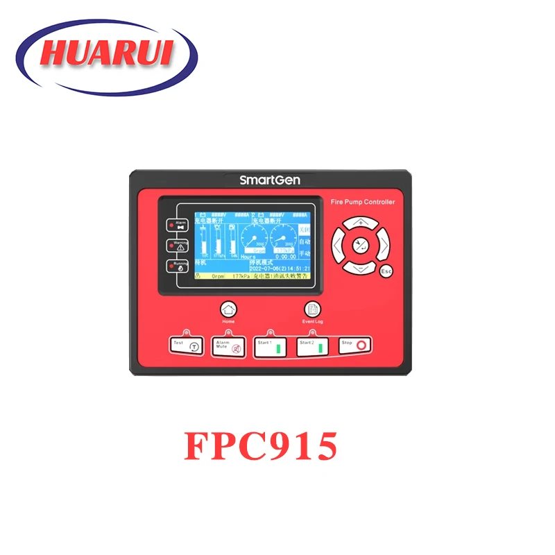 Smartgen fire pump unit controller FPC915 panel display J1939 EFI module wood drive