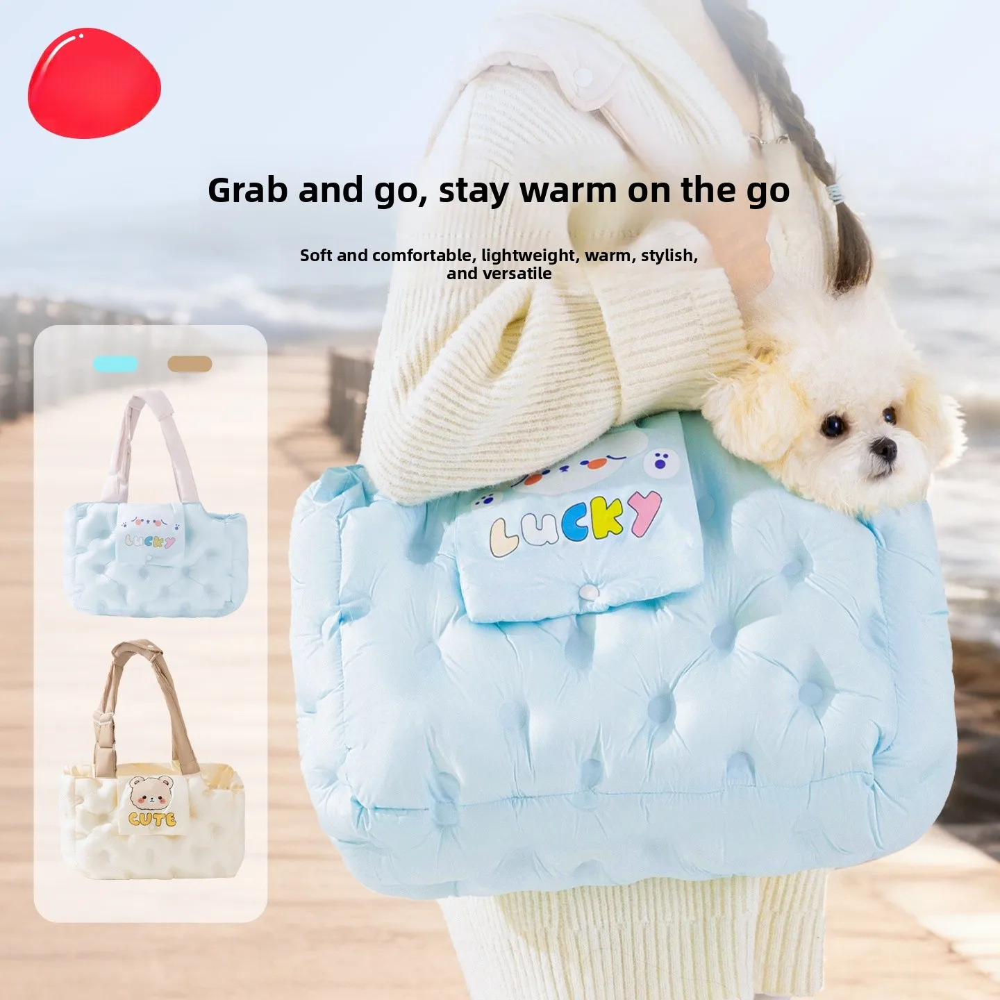 

Portable Single oulder Pet Bag Hipidog Dog Carrier Bapa for Outdoor Travel Warm Breathable Pet Supplies