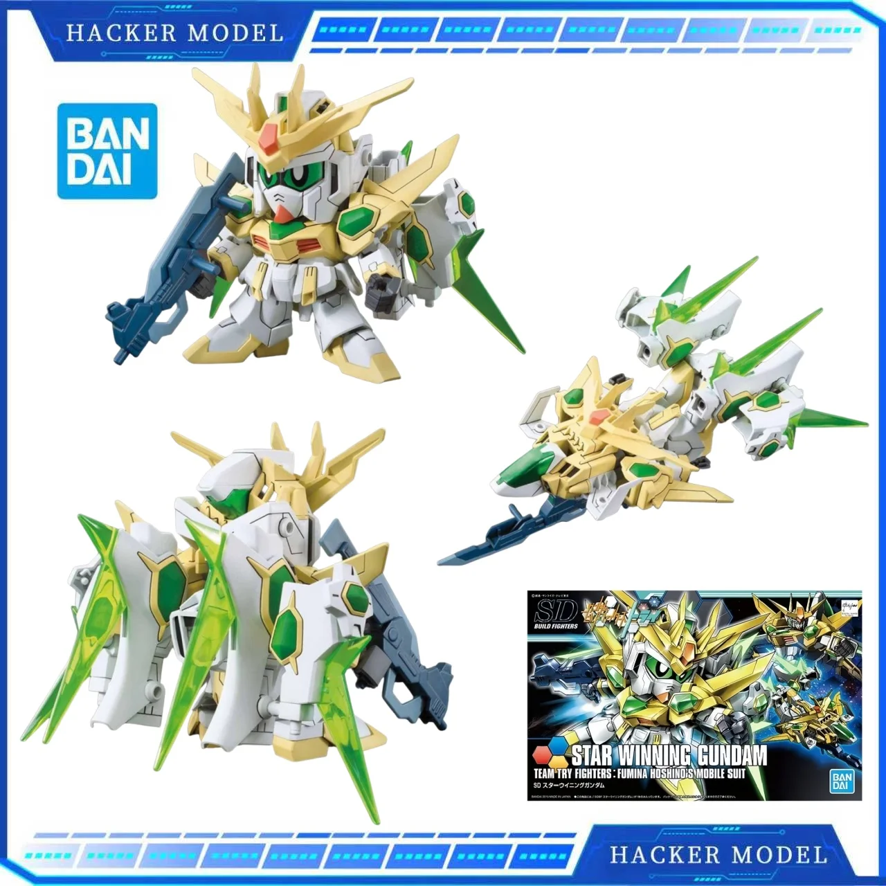 بانداي جاندام تجميع نموذج SDBF ستار الفائز جاندام أنيمي الشكل البلاستيك أطقم منمذجة لعب تحصيل الهدايا الأطفال #1