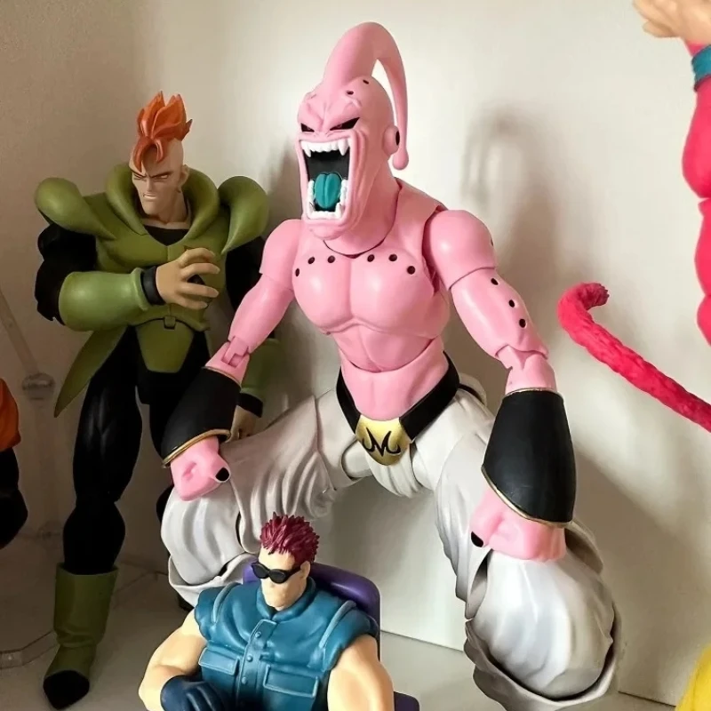 

Original Bandai S.H.Figuarts Majin Buu Shf Action Figure Spirits Movable (Evil) From "Dragon Ball Z" Collection Decoration Model