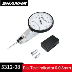 SHANHR 0-0.8mm 0.01mm Level Gauge Precision Metric Dovetail Rails Dial Test Indicator Measuring Instrument Tool