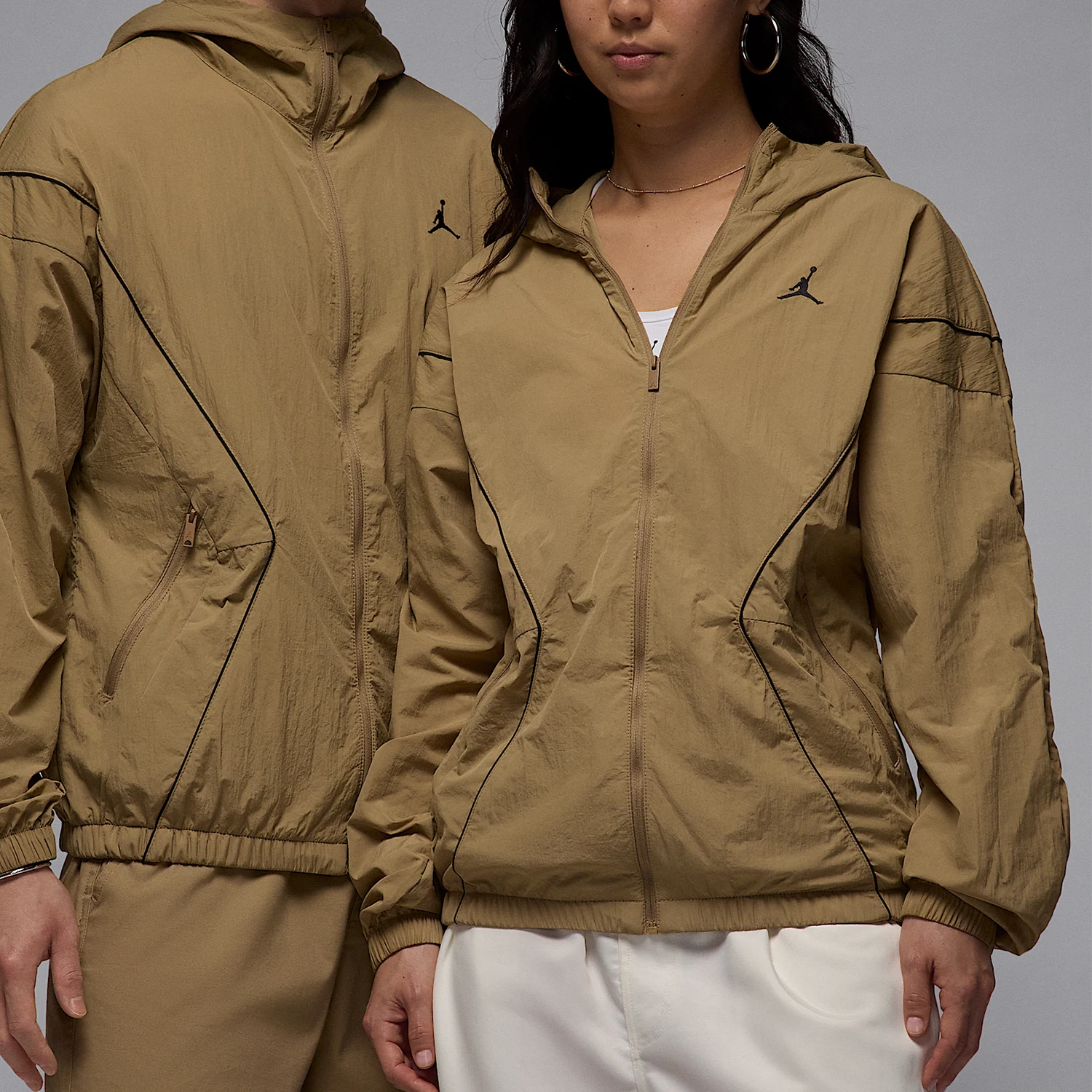 

Nike genuine Jordan Men's Breathable UV Protection Woven Hooded Jacket IB7256-257