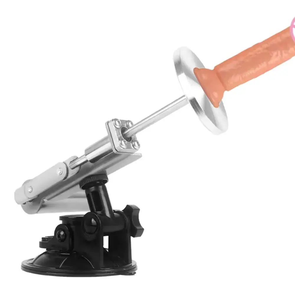 Mini Telescopic Sex Machine With Dildo With 60mm Plate 45mm Stroke Female Masturbation Reciprocating Linear Actuator 100V-240V