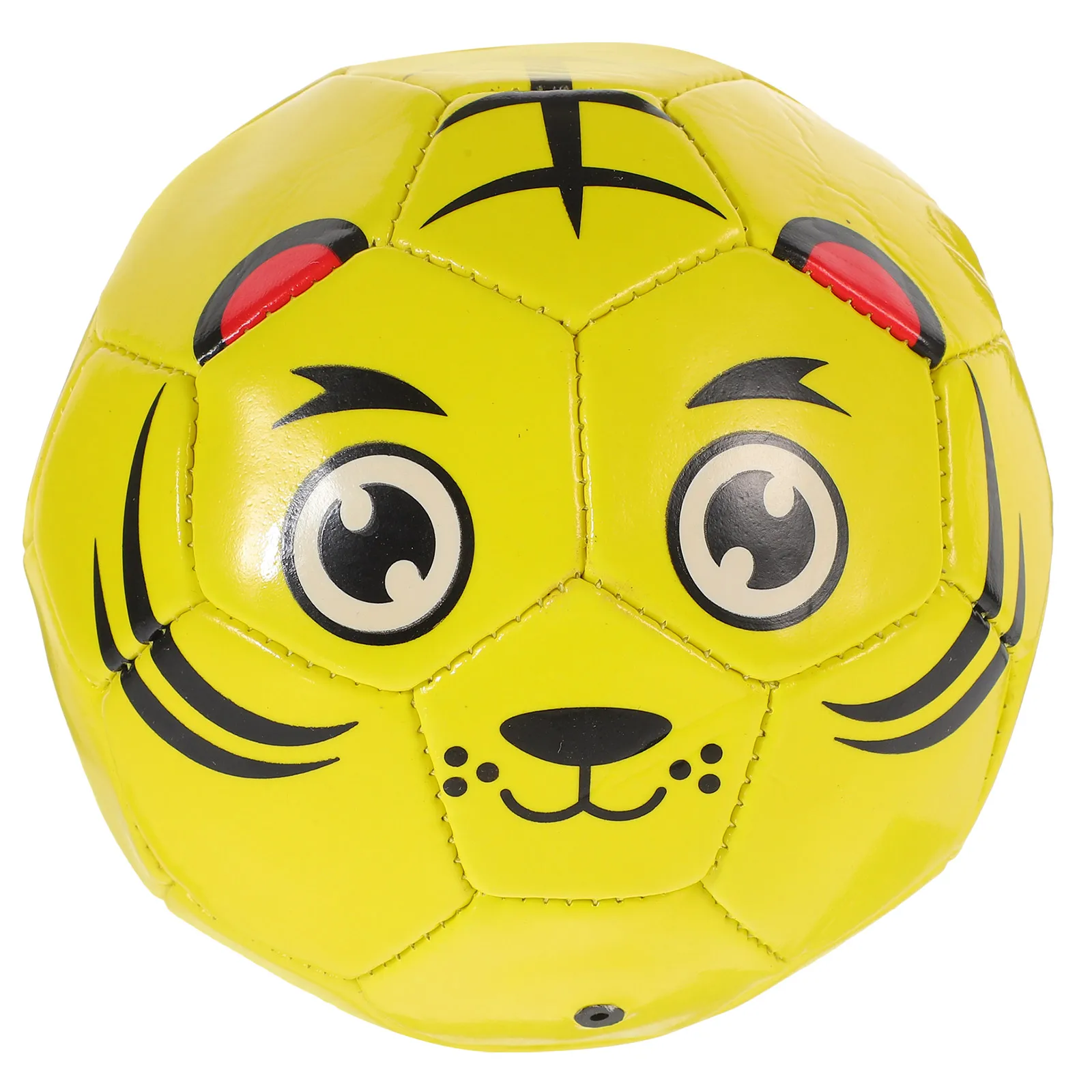 

Cartoon Football Kids Soccer Ball Portable PU Small Balls Parent-child Toy Orange Monkey Design Lightweight Toddler