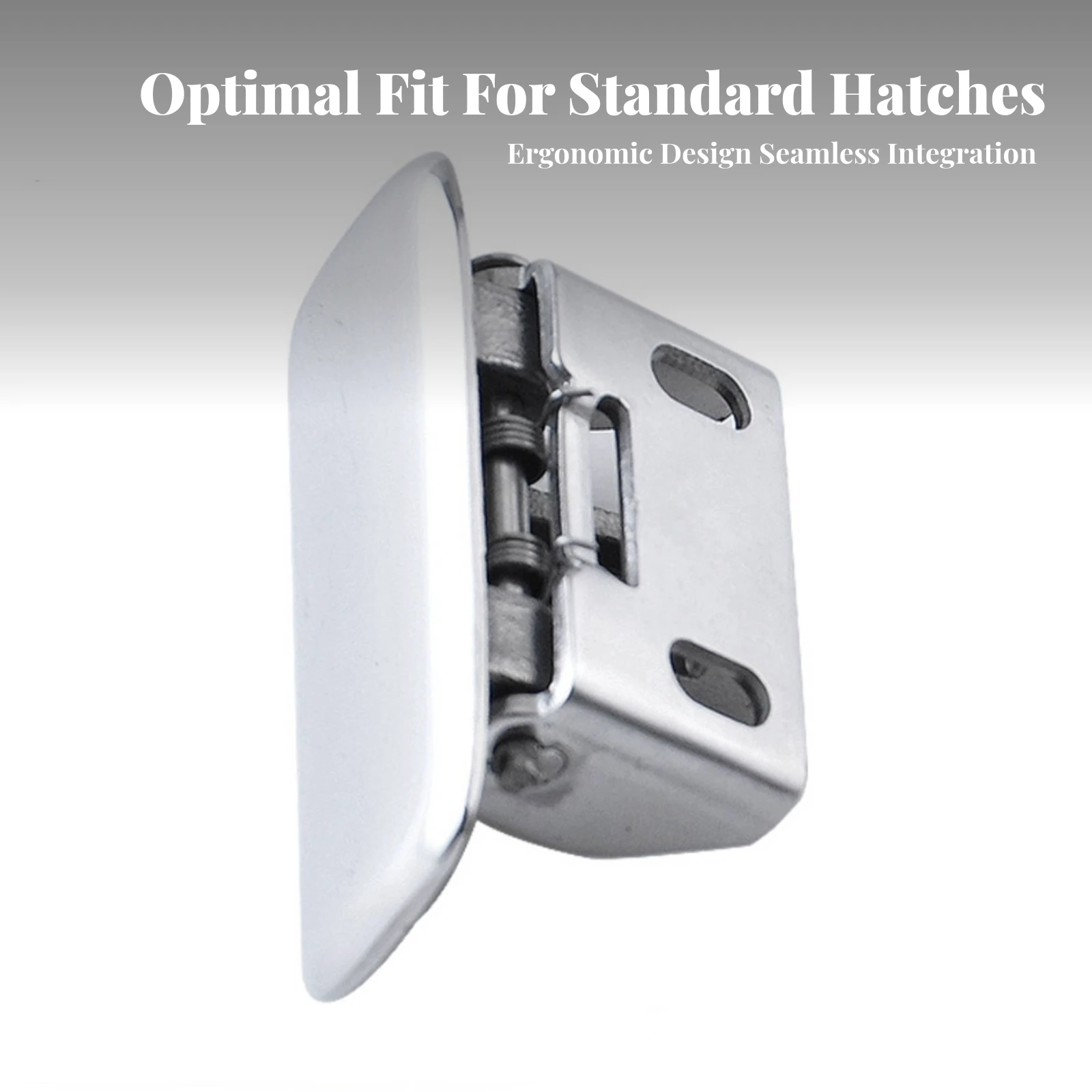 Marine Hatch Lock with Mounting Hardware Sturdy Flush Mount Boat Latch Flush-Mounted Latch Polished for Yacht Builders, Yachts