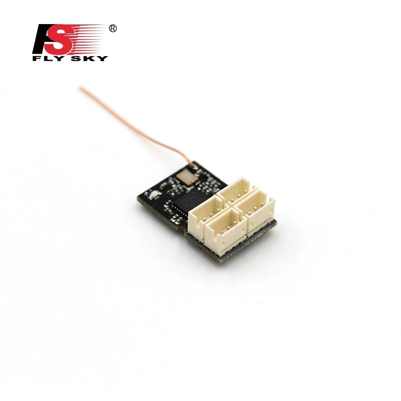 FLYSKY R4M ANT Protocol 4-channel Mini Receiving Single Antenna 2-way Transmission Receiver Adapter for Mosquito Car