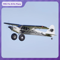 FMS Pa-18 Rc Plane 1300mm Supercube Model Aircraft J3 Piper Super Cub Pnp Rtf Trainer Electric Aircraft Adult Toys