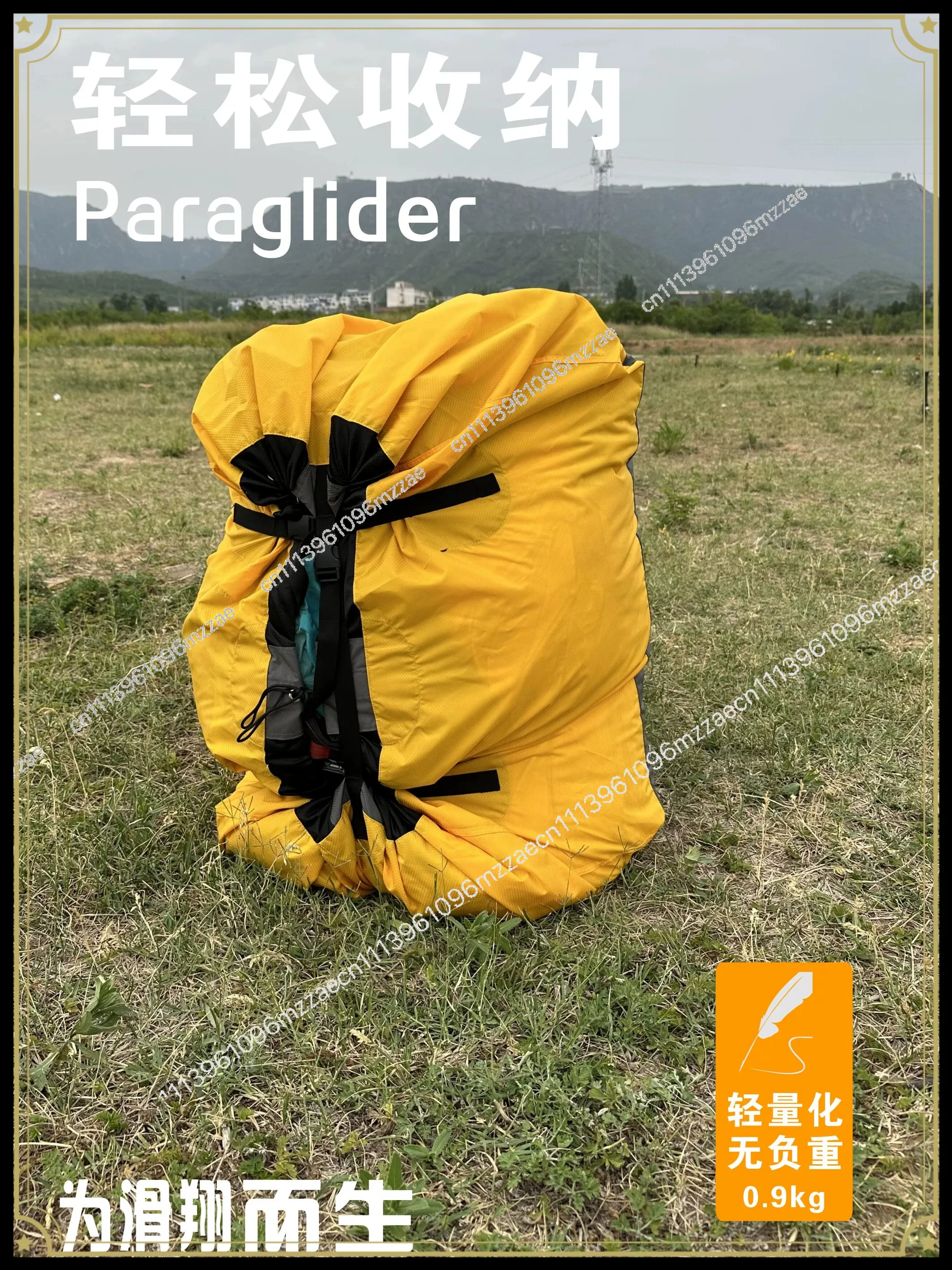 Paragliding Storage Bag, Large Double Shoulder Fast Bag for Power Umbrella Parachute