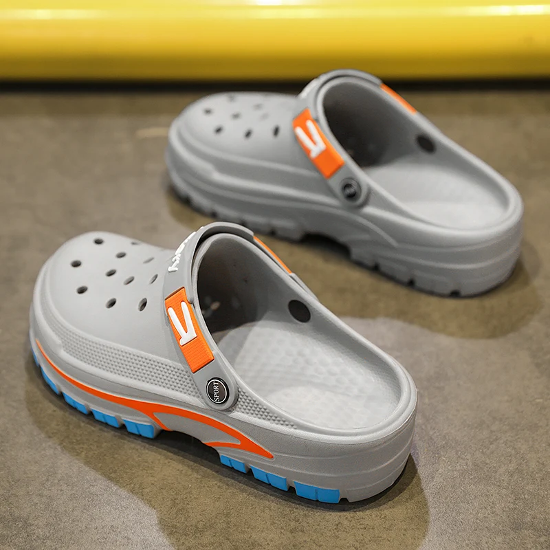 

Hot sale in summer Men's slippers Anti-slip and wear-resistant Dual-purpose in Baotou Outdoor leisure Beach sandals