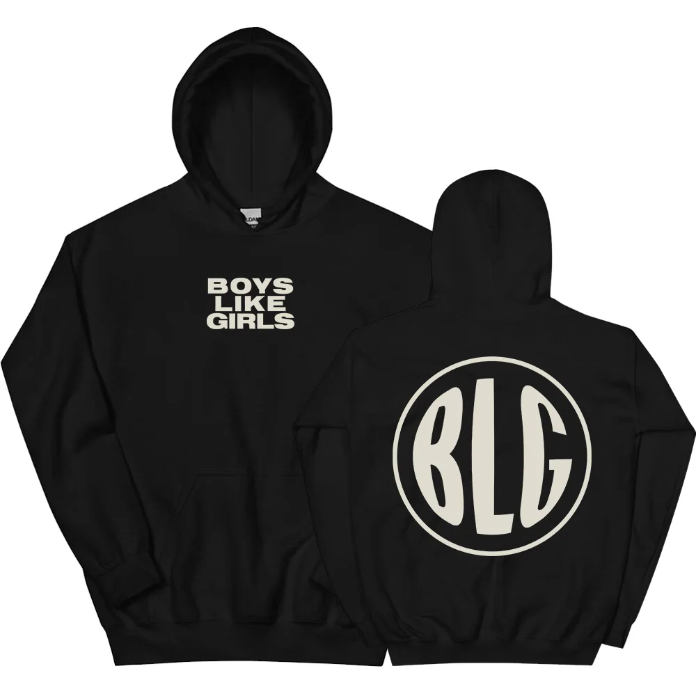 الأولاد مثل الفتيات BLG هوديس روك باند شعار الجرافيك طباعة بلوزات طويلة الأكمام موضة الذكور مقنعين البلوفرات للجنسين الشارع الشهير #2