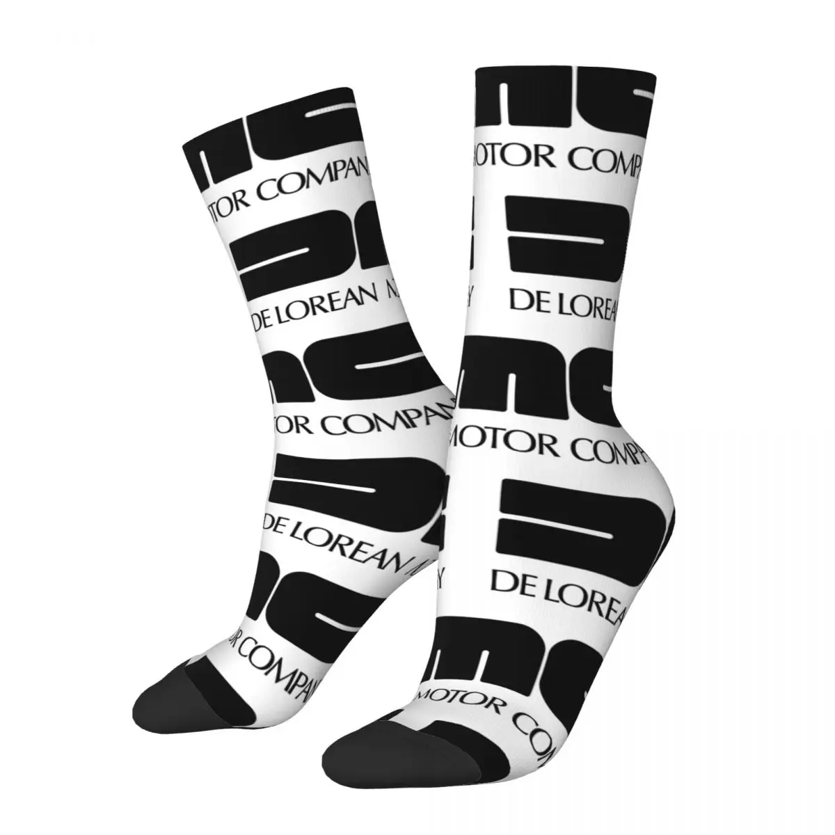 

DeLorean Motor Company Logo Socks All Season Long Socks Accessories for Man's Woman's Gifts