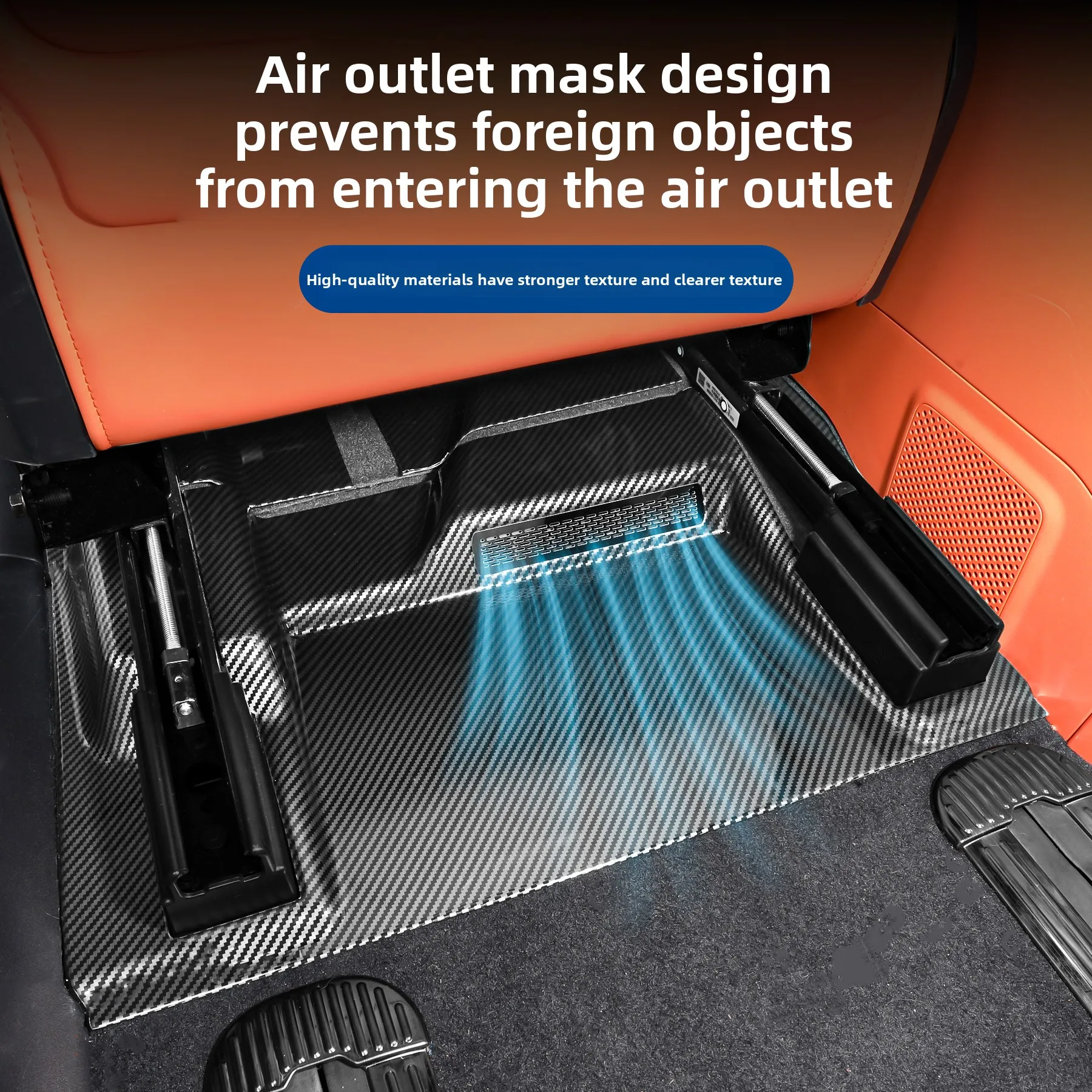 For Lynk&Co 900 Front and rear seat anti kick cover, track air outlet protection cover, interior supplies