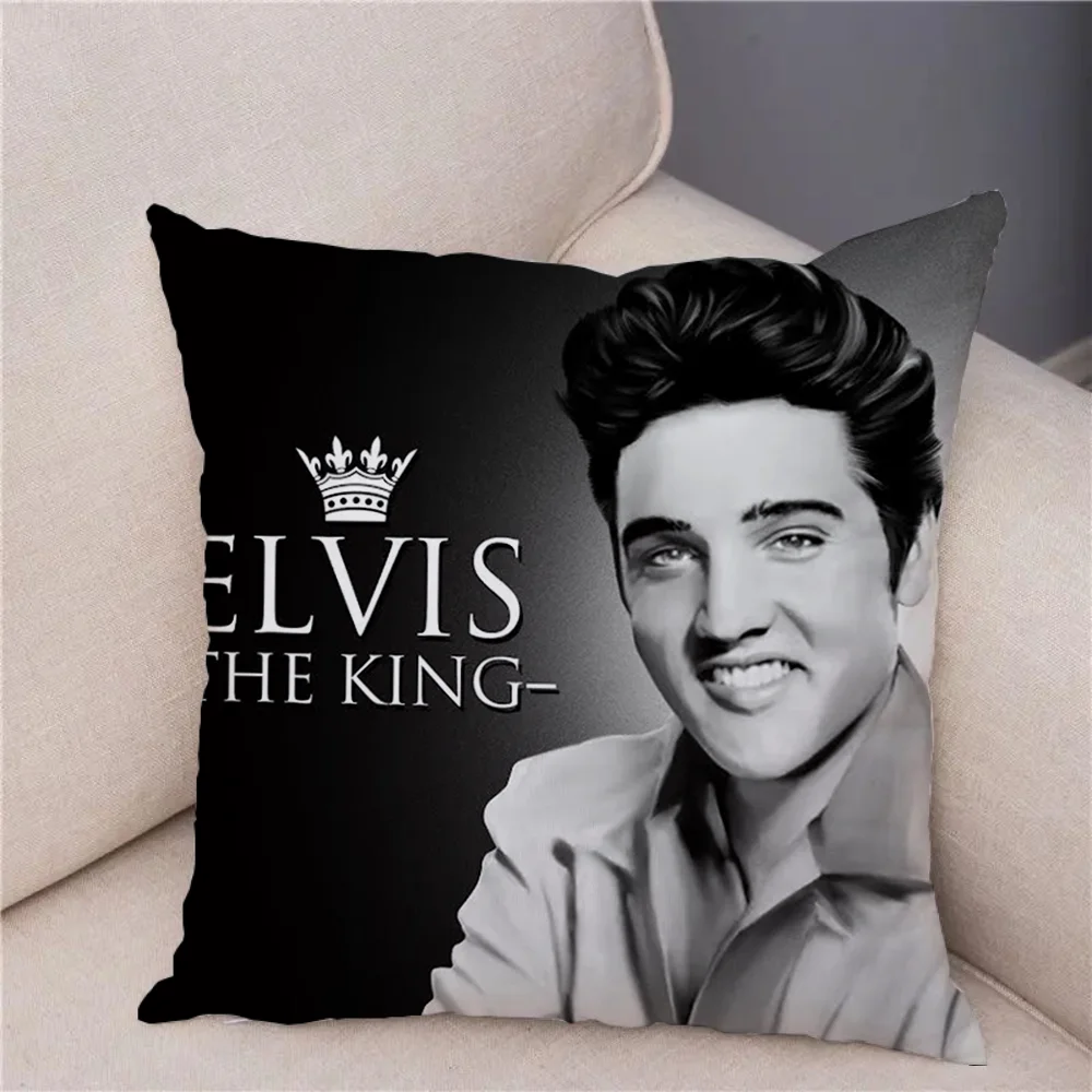 Halloween Decoration Elvis Couch Pillows for Bedroom Bed Cushion Decorative Cushions for Sofa Pillow Cover Twin Size Bedding